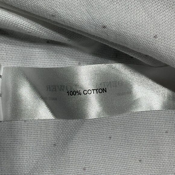 Denim & Flower White Polka Dot Button-Up Shirt M - Picture 9 of 9